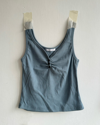 VT292 Must Have!!! Button Vest - Pink | Skyblue | Black | White
