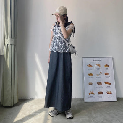 現貨 DS247 Ribbon Long OPS - Navy | White
