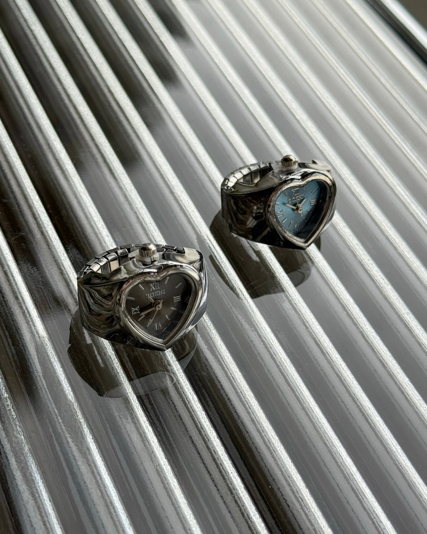 KA406 Watch Ring - Blue | Charcoal