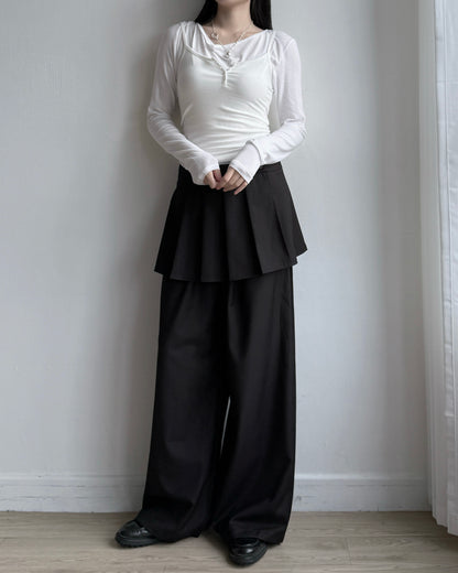 PT080 Wrap Pants - Khaki | Black