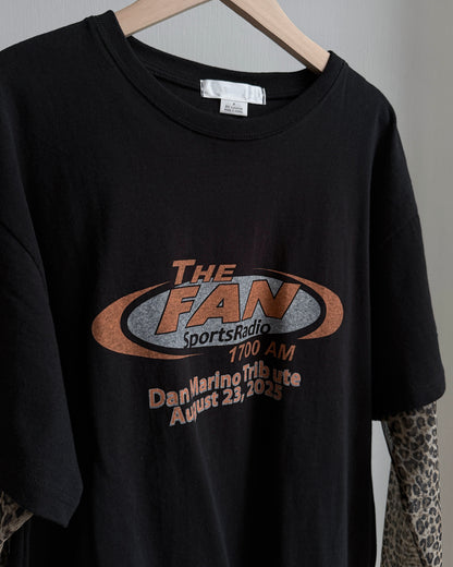 TP552 Layered TEE - Black | White