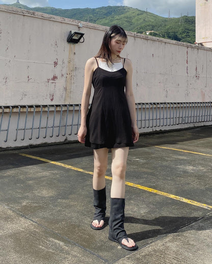 現貨 VT214 Ribbon Vest - Beige | Black