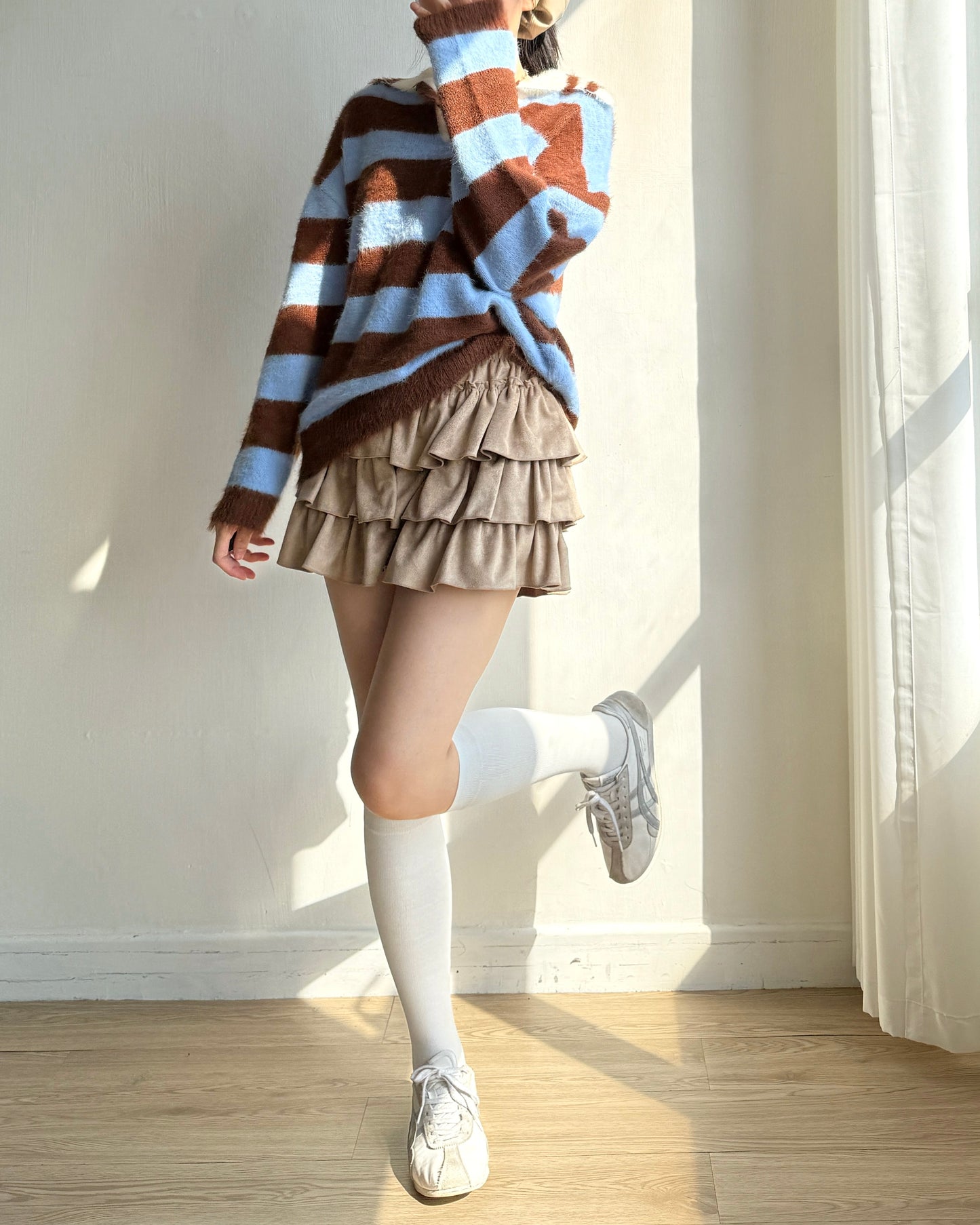 TP556 MoMo Striped Knit - Blue | Black