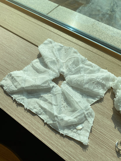 (🥨買2送1) KA332 Square Hair Accessories - White