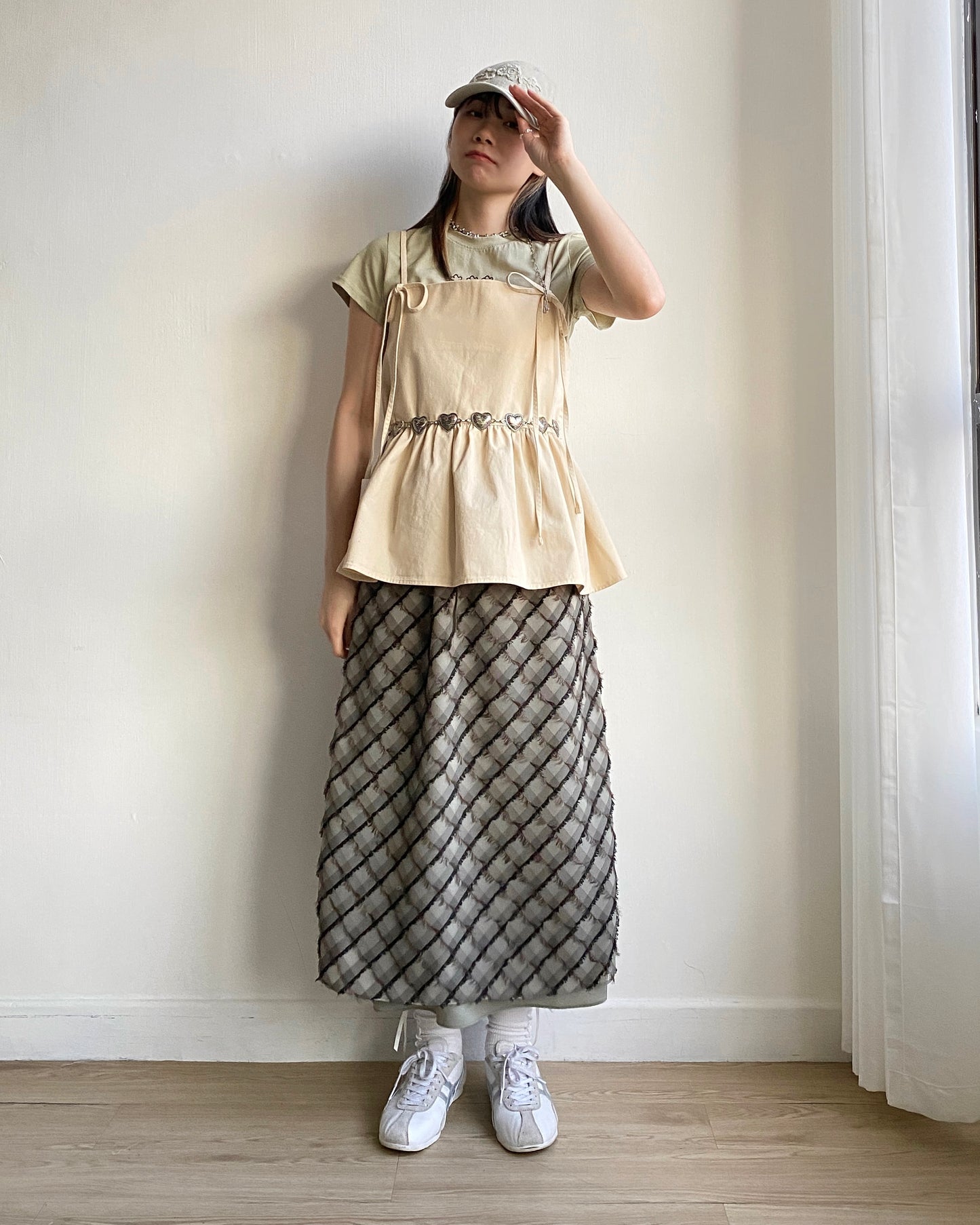 現貨 VT239 Denim Vest - Ivory