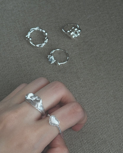 KA353 Nuts S925 Ring