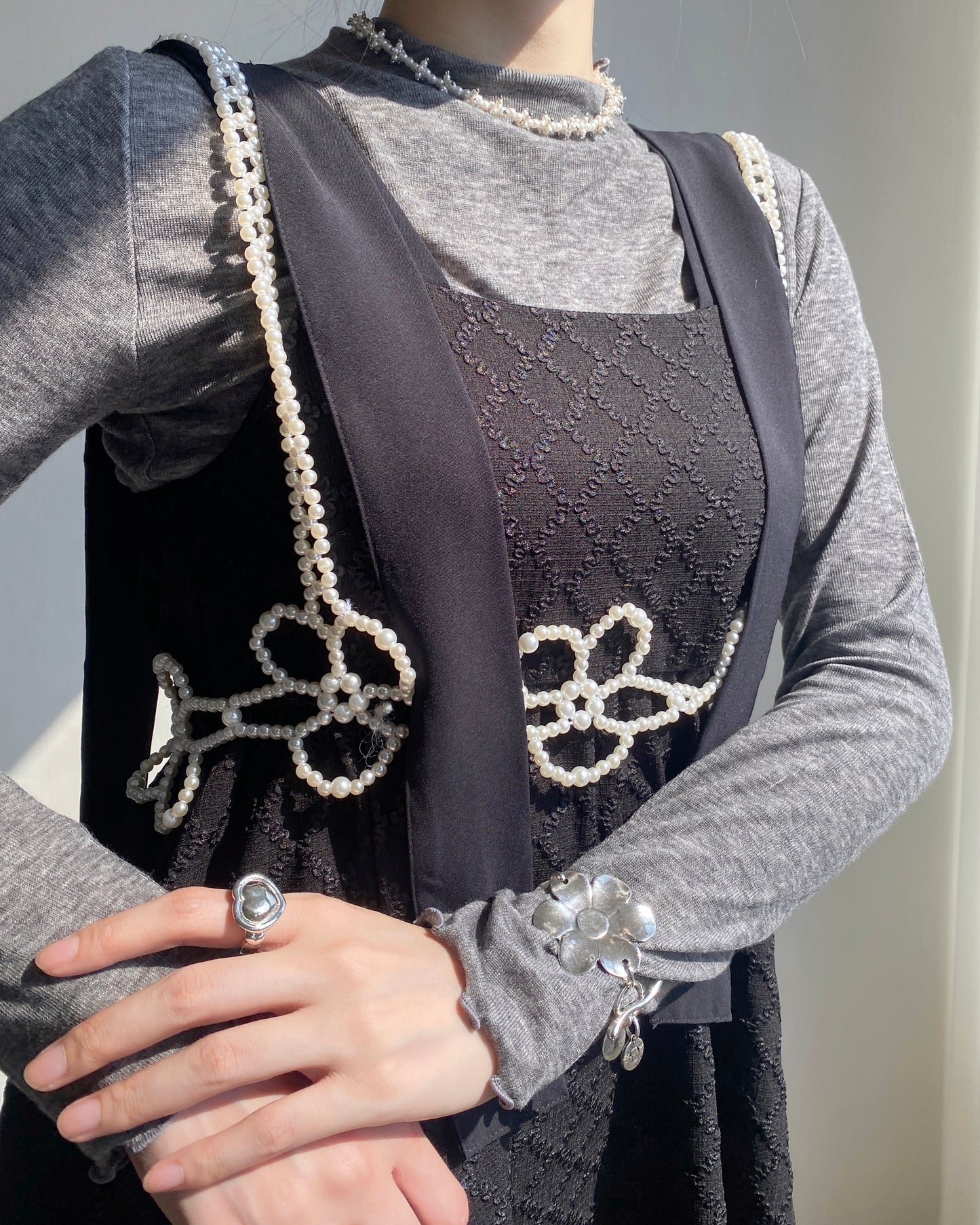 KA306 JP FAFA Vest - Ivory | Black