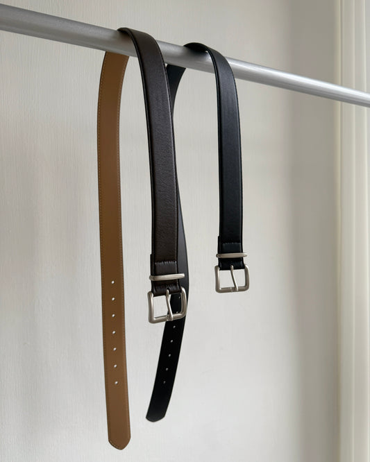 KA348 Leather Belt -Black | Brown