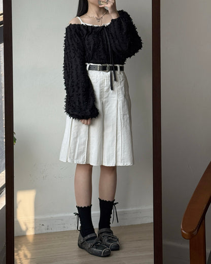 TP573 Crumbble Blouse - Khaki | Black | Ivory