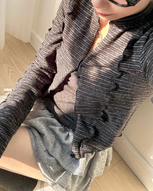 TP562 開叉微性感上衣 - Pink | Black