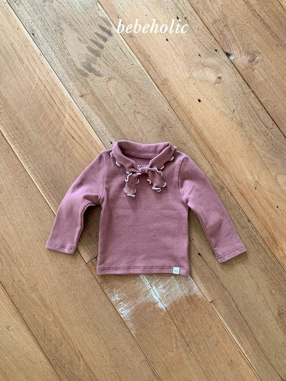 🍪Bebeholic 領結小上衣 - Ivory | Pink | Gray | Charcoal