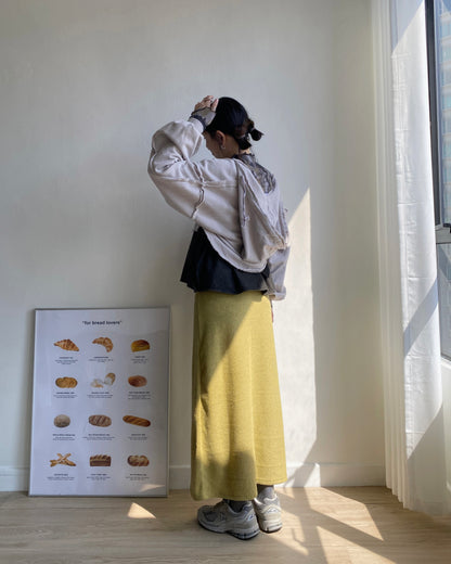 現貨 SK176 Must have!! Skirt - Black | Mustard