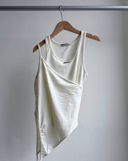 VT260 Layered Vest Set - White | Black | Pink