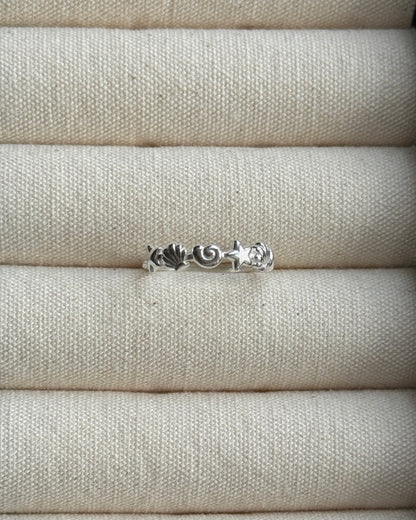 KA418 Seashell S925 Ring