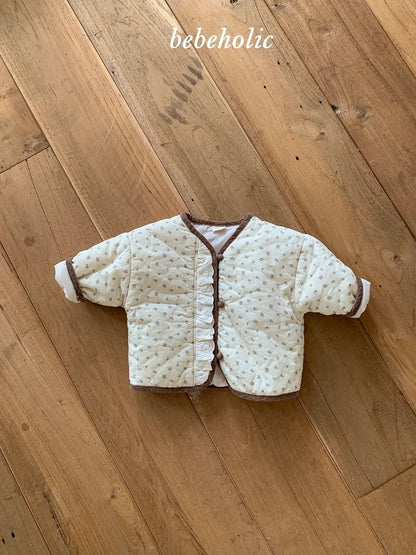 🍪Bebeholic 小碎花排扣外套 - Ivory | Brown | Navy