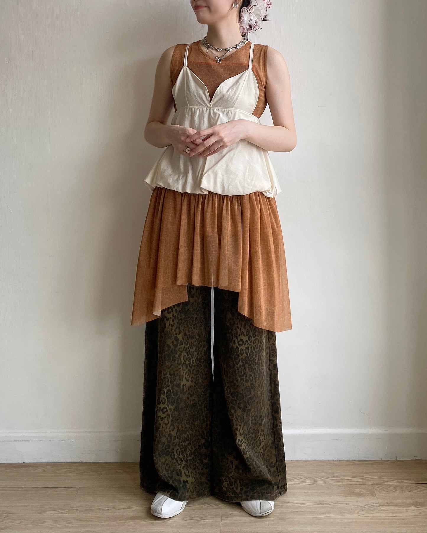 DS270 Sheer Ops - Black | Orange
