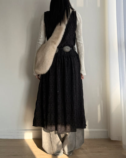 (🧨7-11/2限定優惠) DS287 DotDot Layer OPS - Ivory | Black