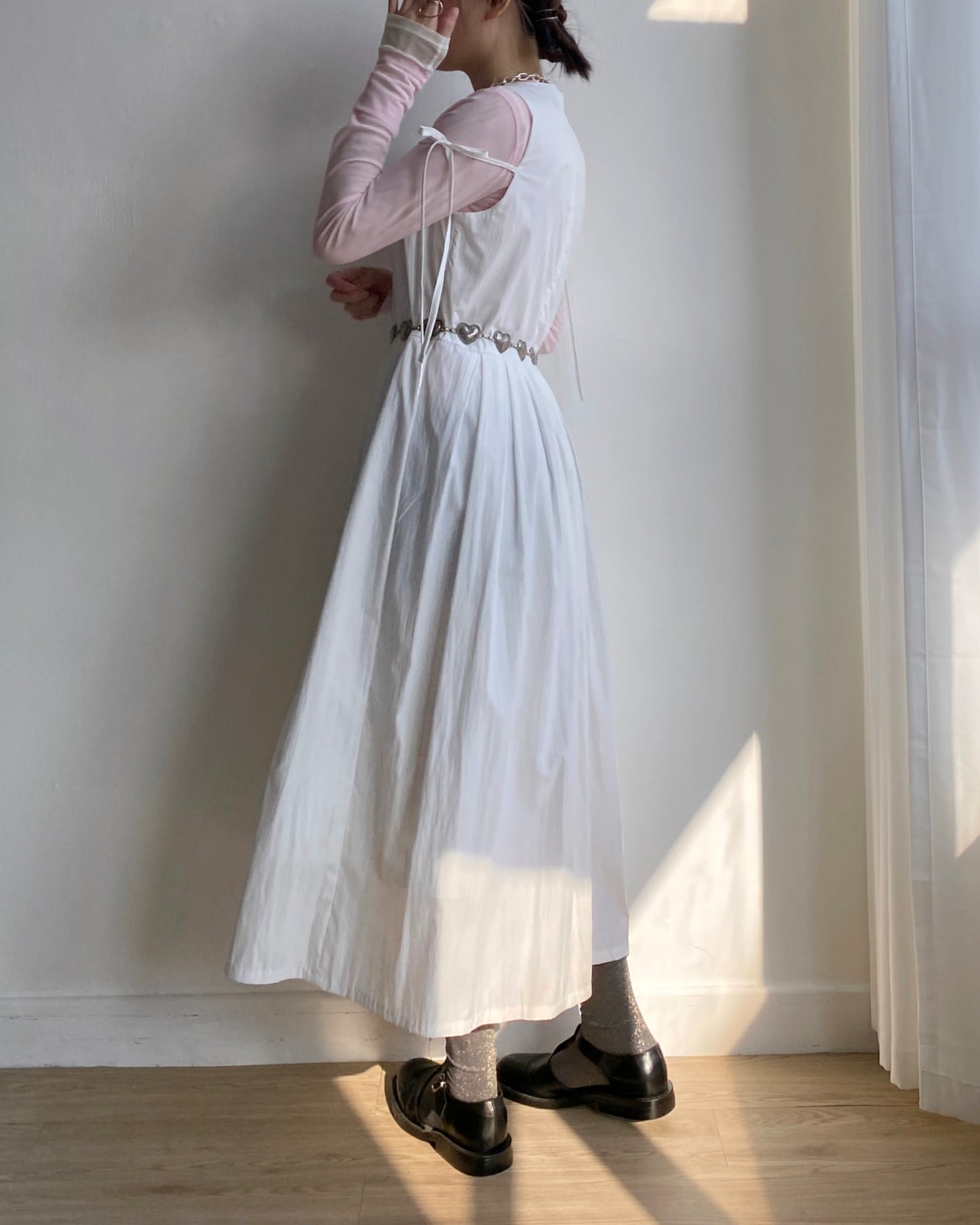 現貨 DS264 Pleated OPS - White | Black