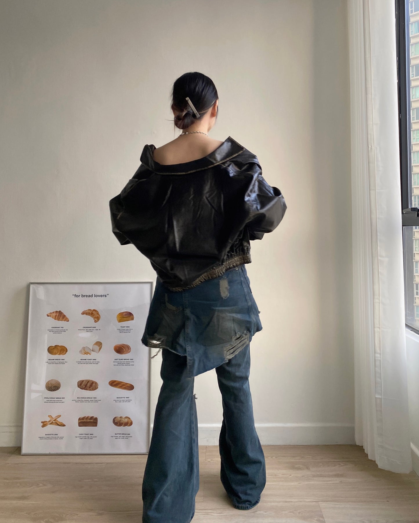 現貨 JN053 Bootcut Jeans - Navy