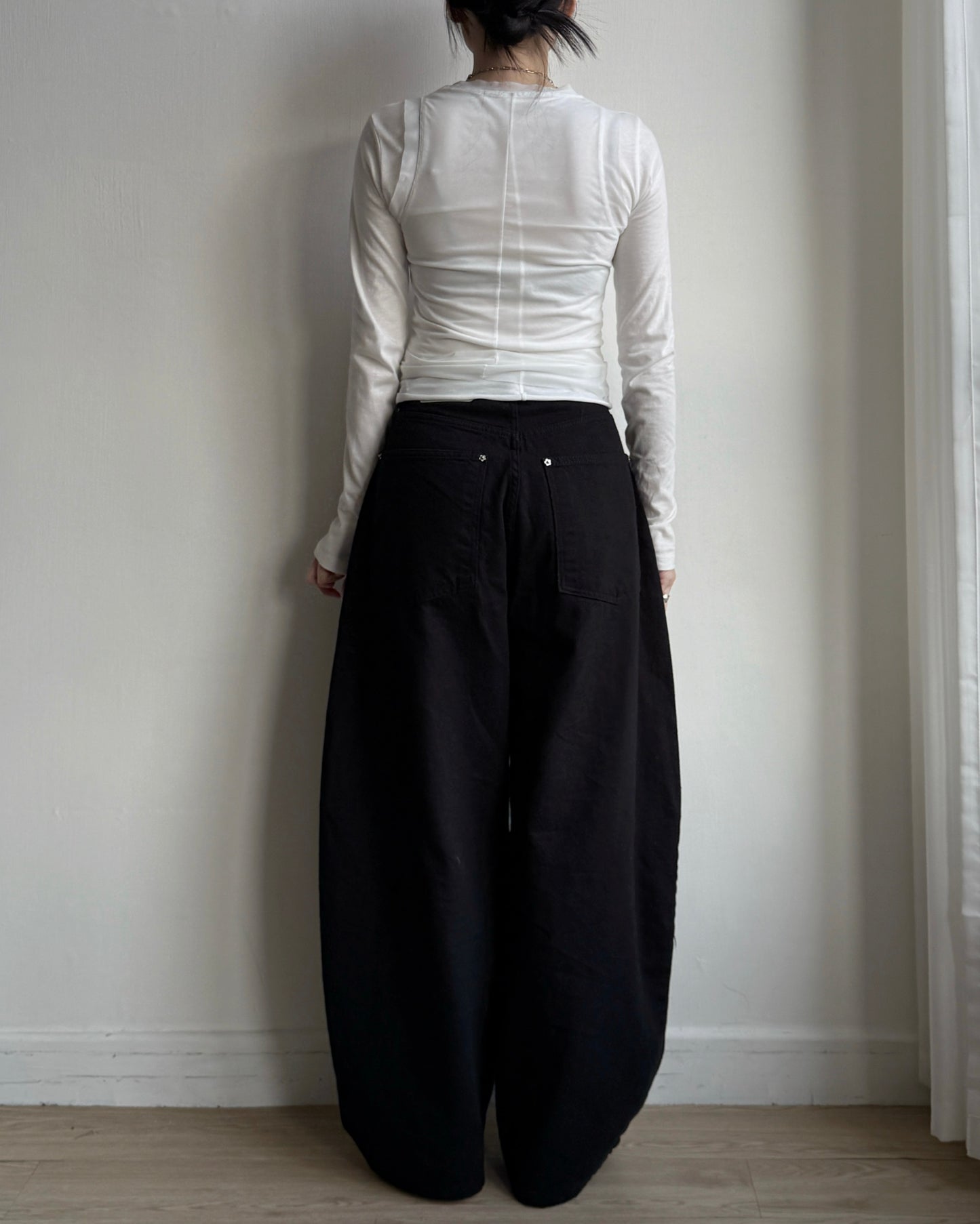 TP577 Mesh Shirring Twinset - White | Gray | Black