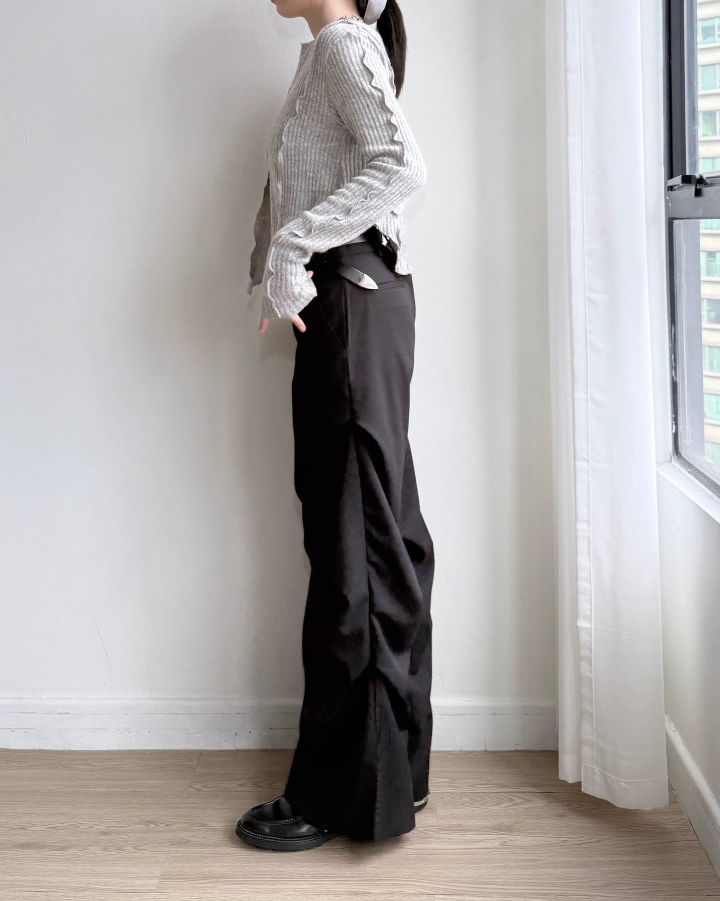 PT075 Eiffel Pants - Black