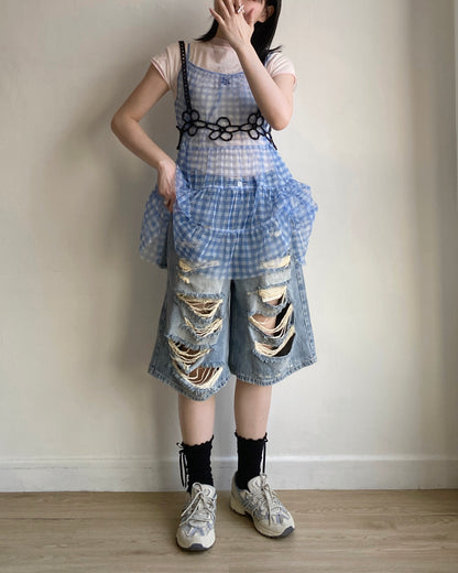 SP018 Vintage Short - Blue