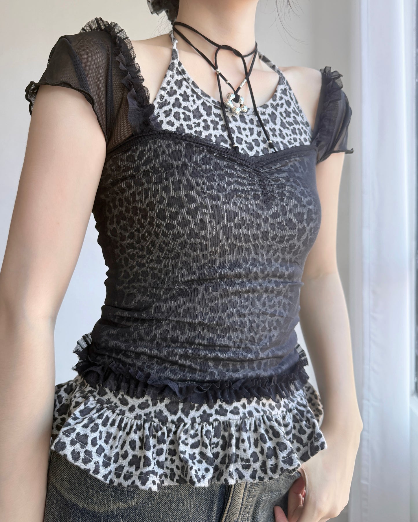 KA351 FAFA Necklace - Black | Brown