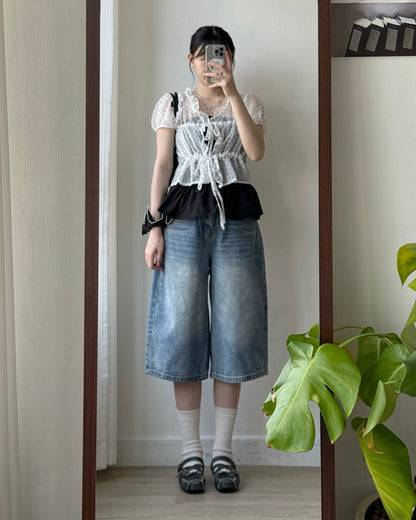 JN066 Bermuda Denim - Light Blue | Blue | Denim