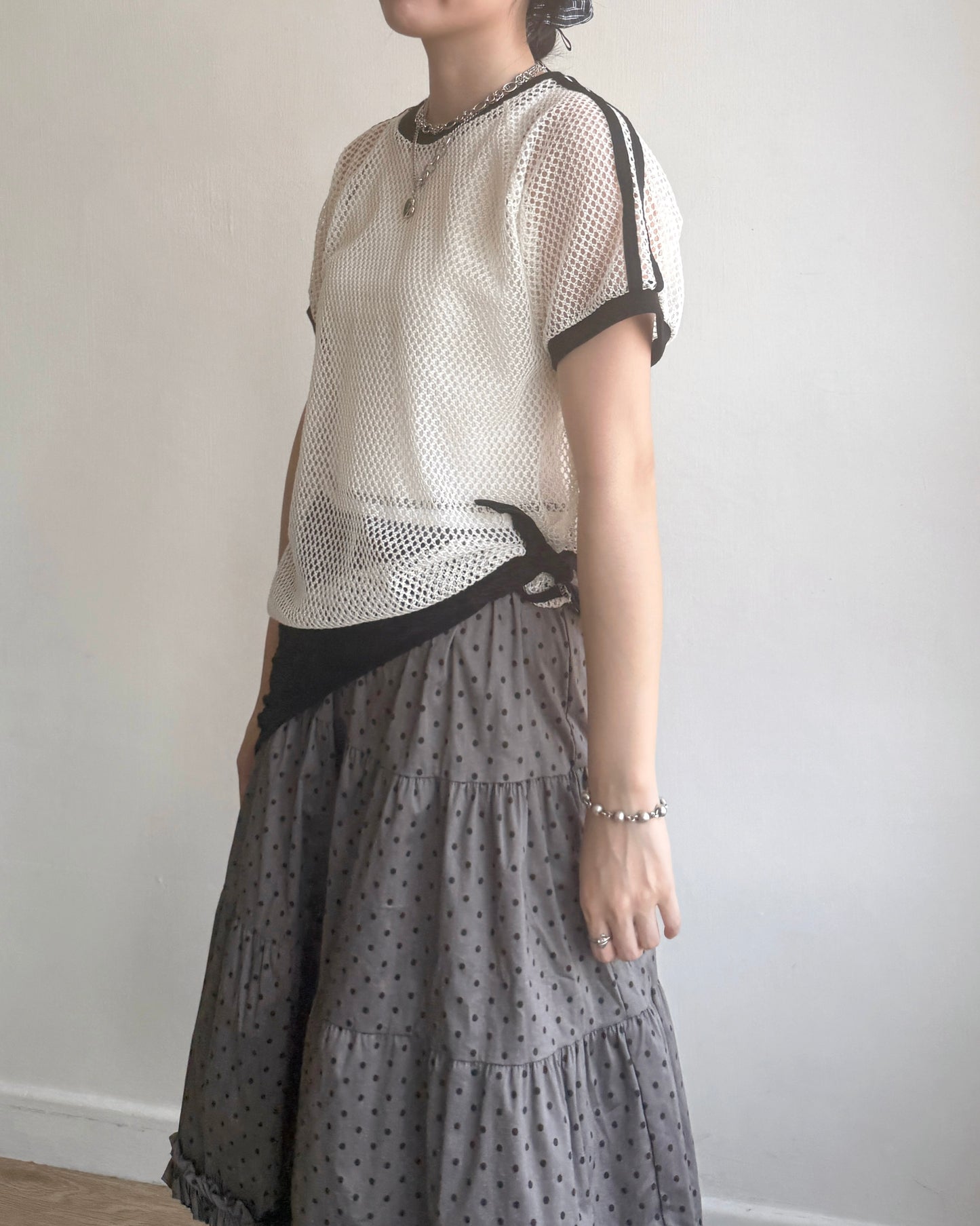 TP530 Track Mesh Short-sleeve TOP - Khaki | Black