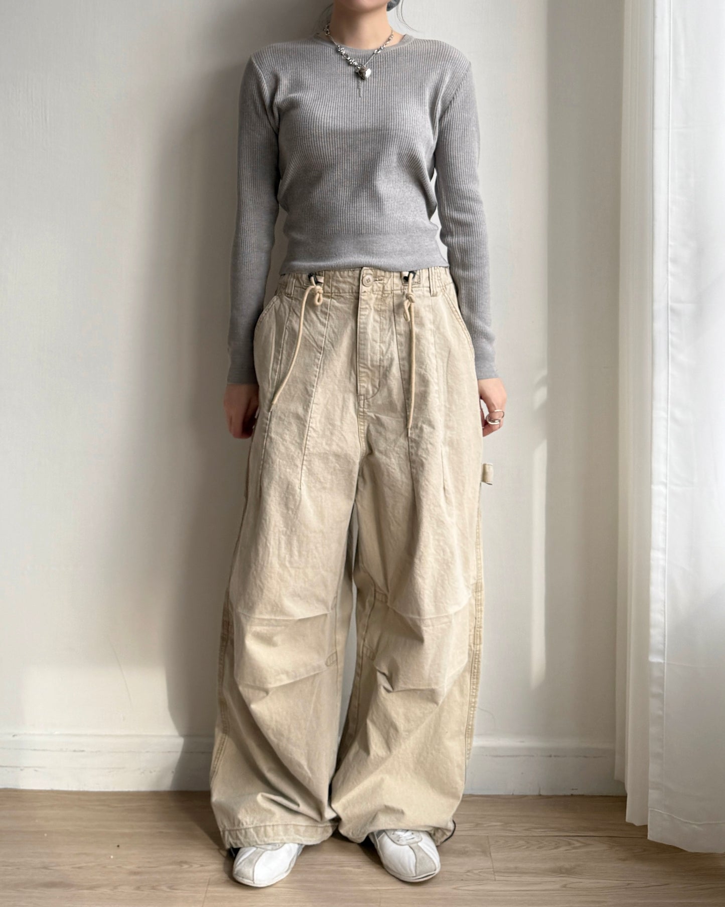 TP558 Ribbed Knit (Women) - Beige | Gray | Black