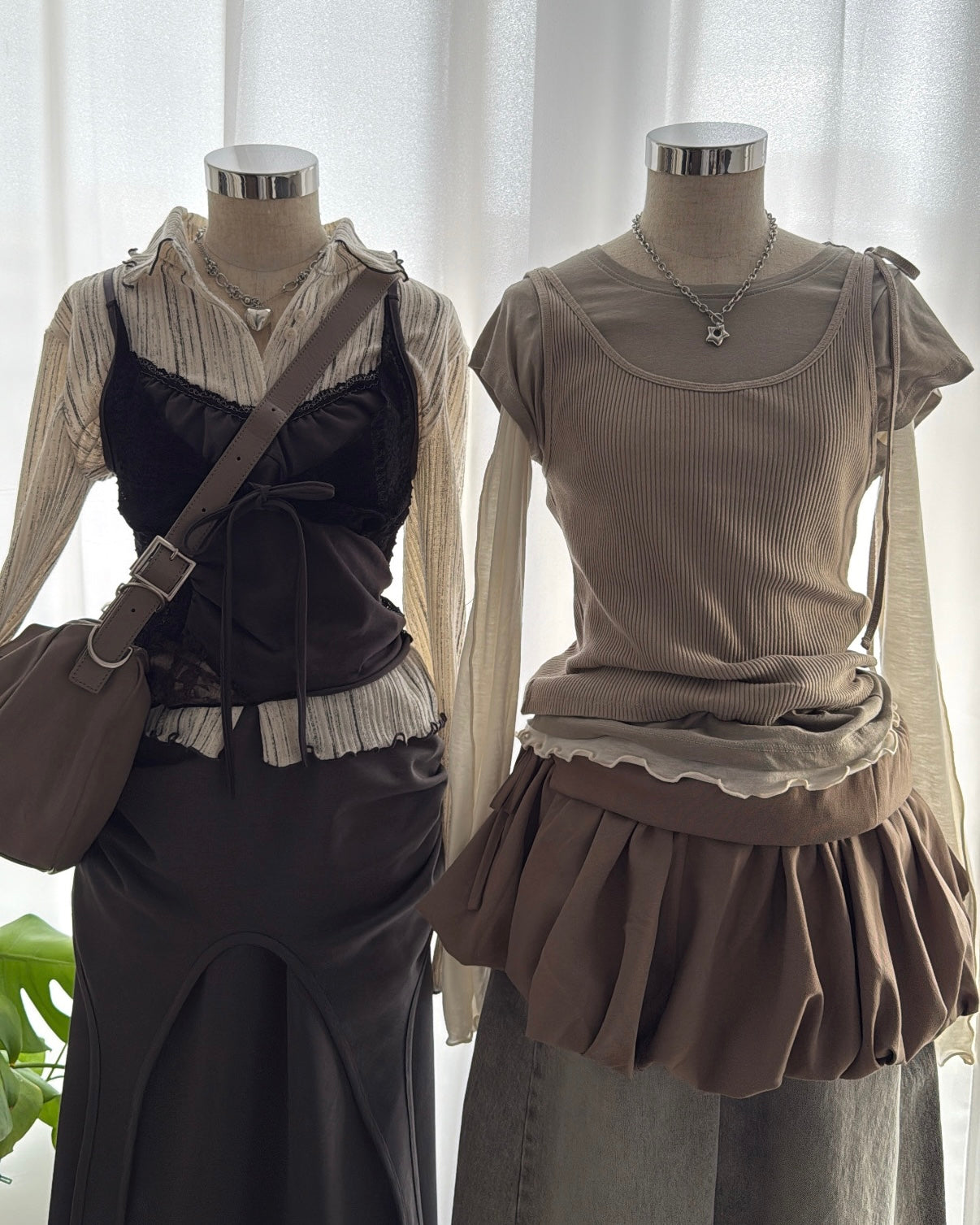 TP548 Basic TEE - Beige | Brown | Navy | Charcoal