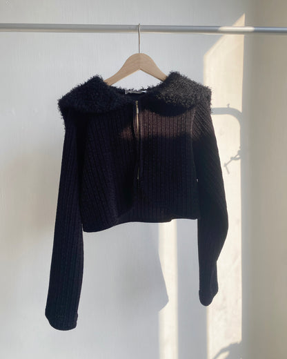 現貨 CD048 momo Cardigan - Khaki | Black