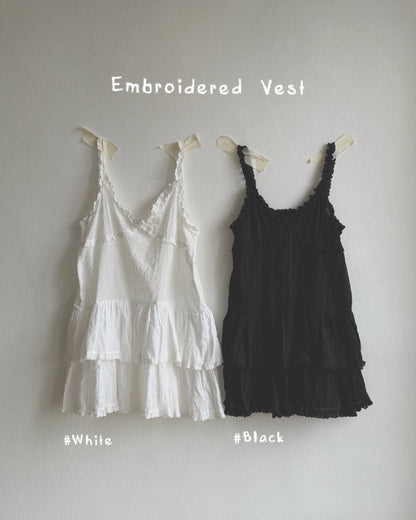 VT282 Embroidered OPS - White | Black