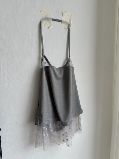VT314 DotDot Halter Vest - Gray | Black