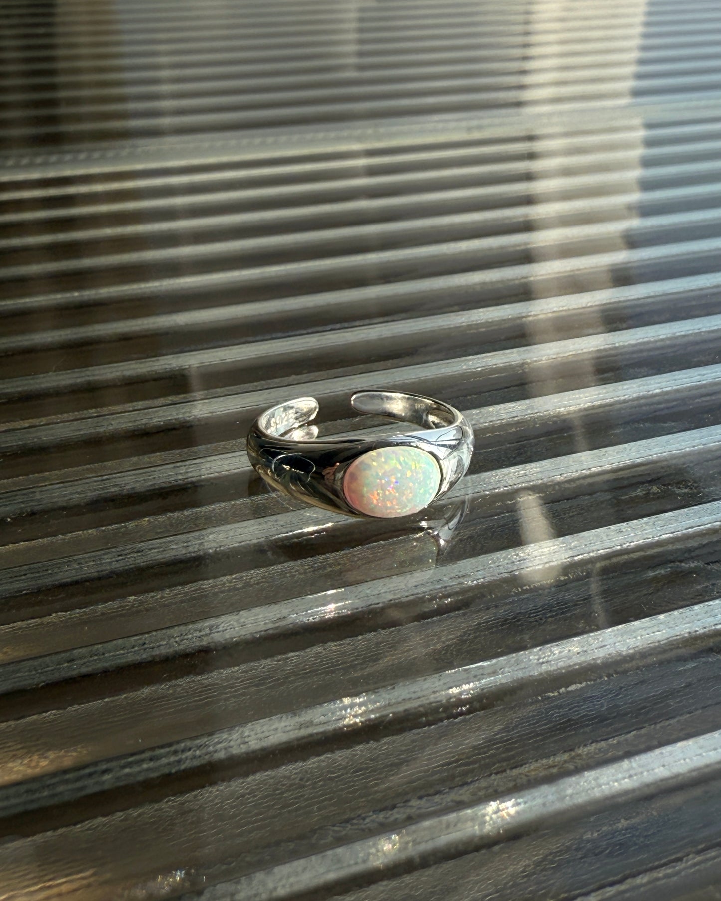 KA381 S925 Opal Ring