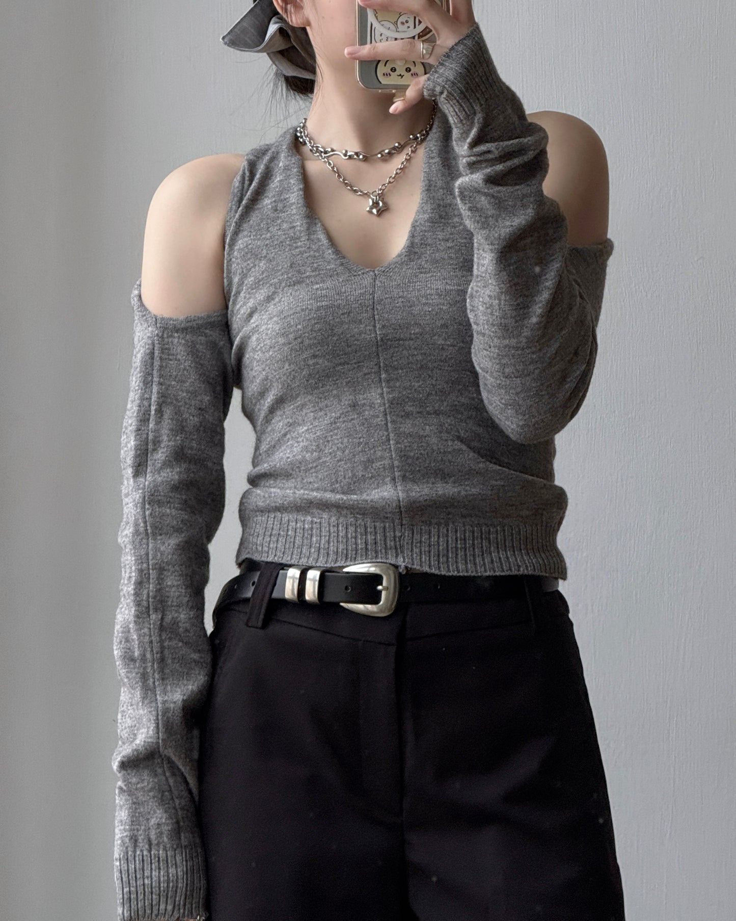 TP544 Dual Bolero Knit - Gray | Ivory | Black