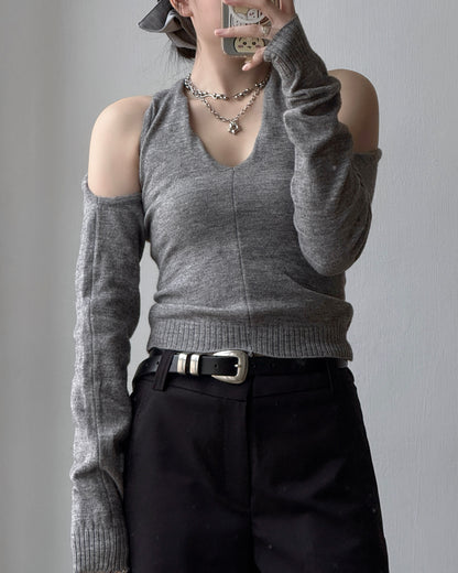 TP544 Dual Bolero Knit - Gray | Ivory | Black