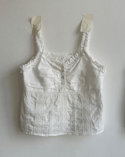 VT305 Candy Lace Vest - White | Black