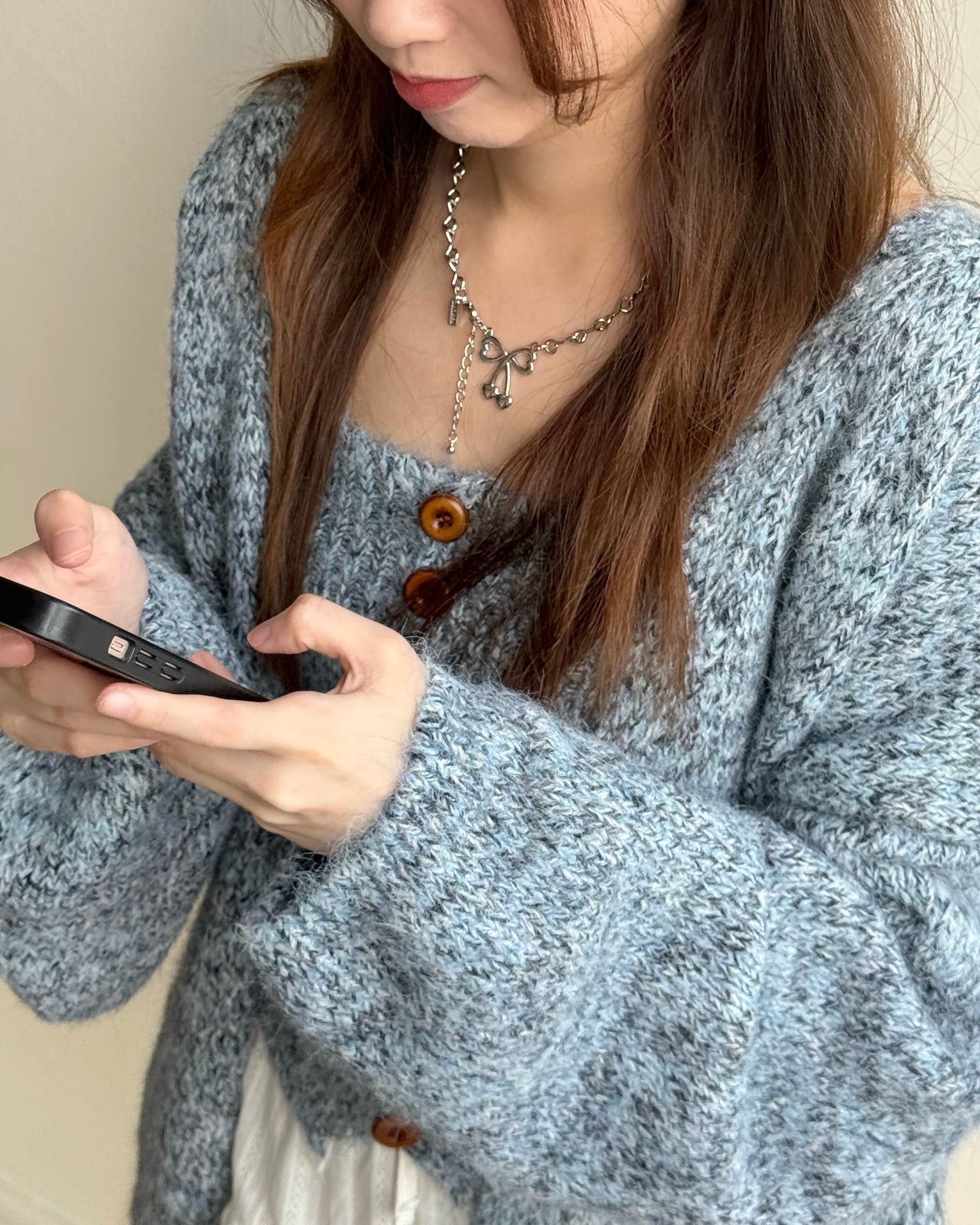 CD056 Cardigan Top Set - Yellow | Blue