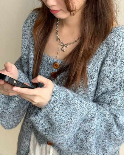 CD056 Cardigan Top Set - Yellow | Blue