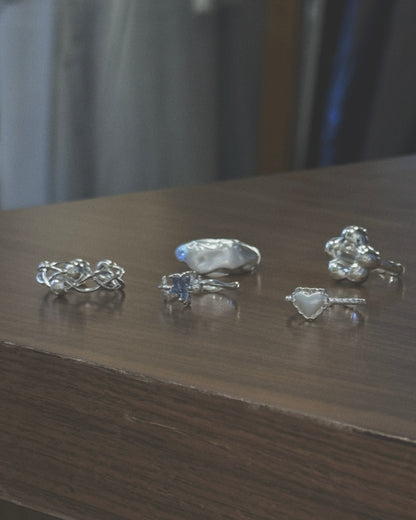 KA355 Star S925 Ring