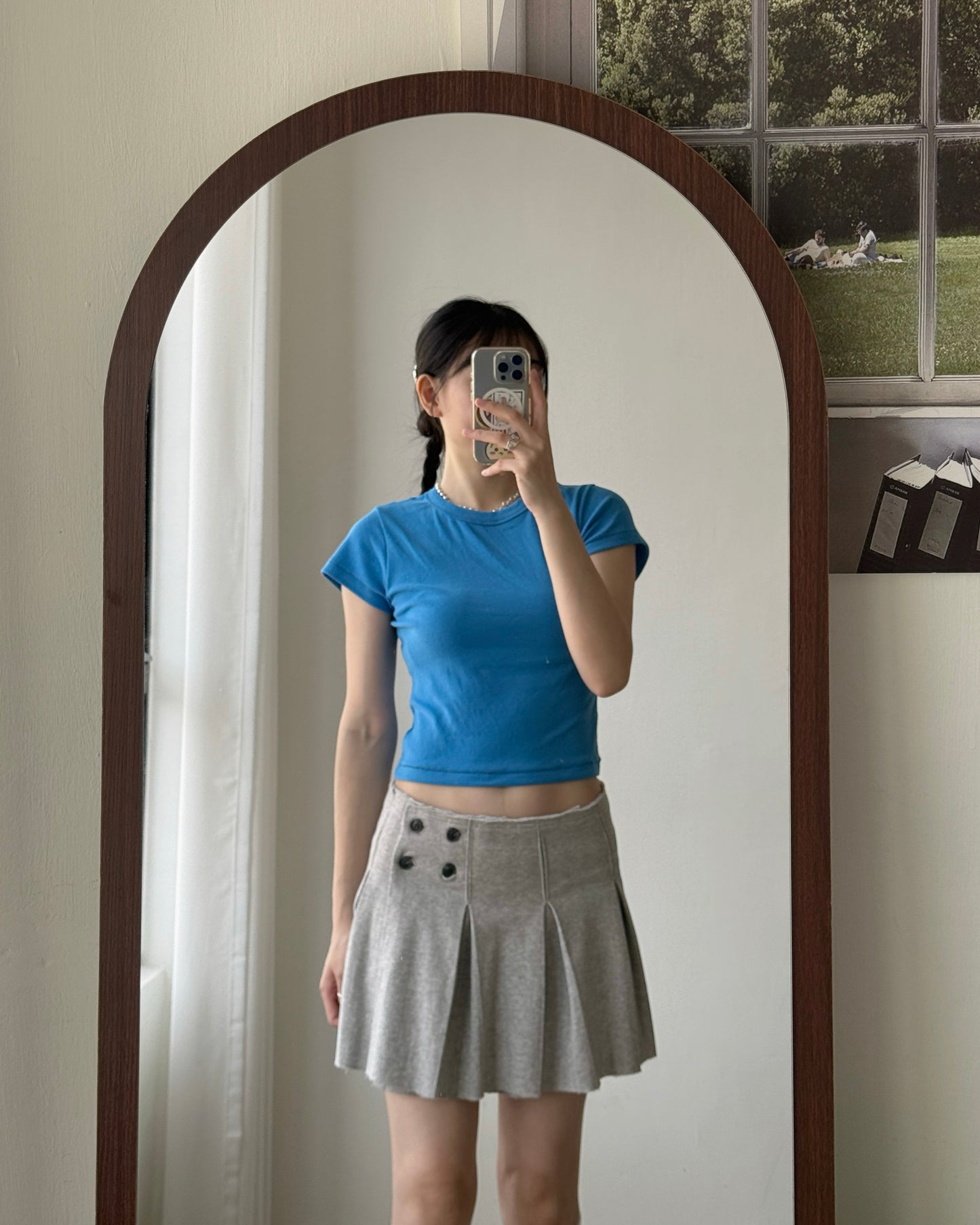 TP592 Basic TEE - White | Blue | Orange | Charcoal
