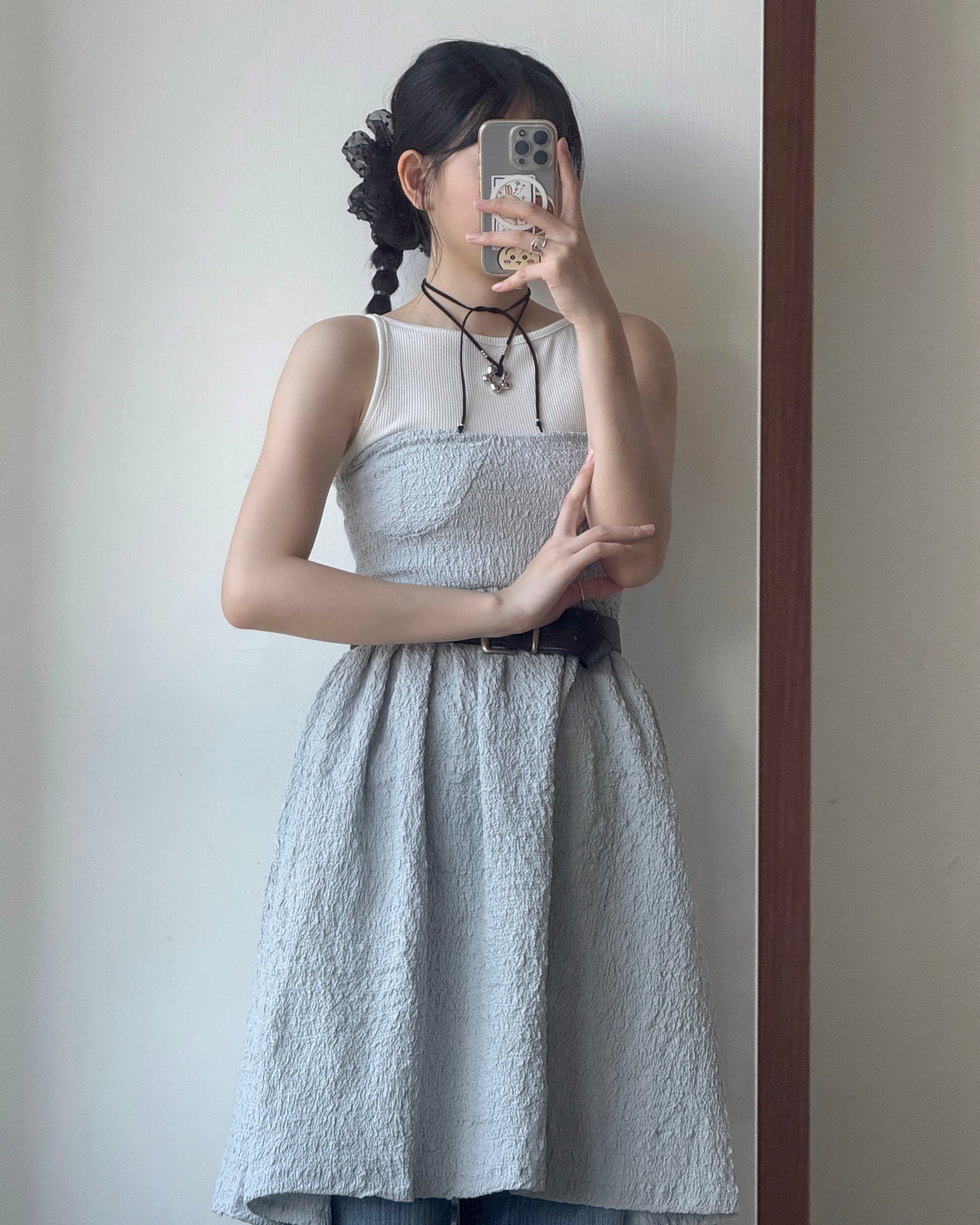 DS283 Wrinkle OPS - Light Blue | White