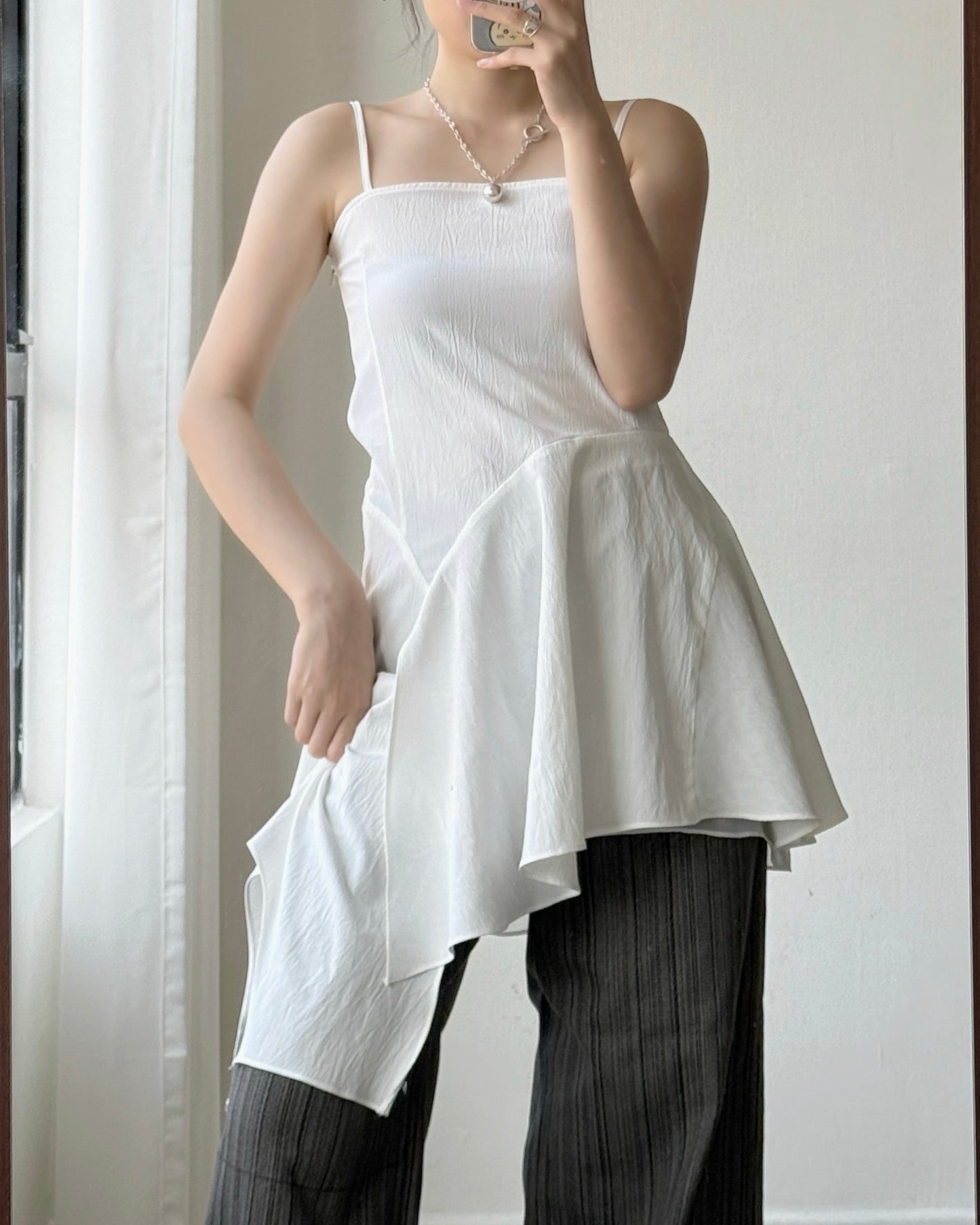 DS291 Chiffon OPS - Black | White