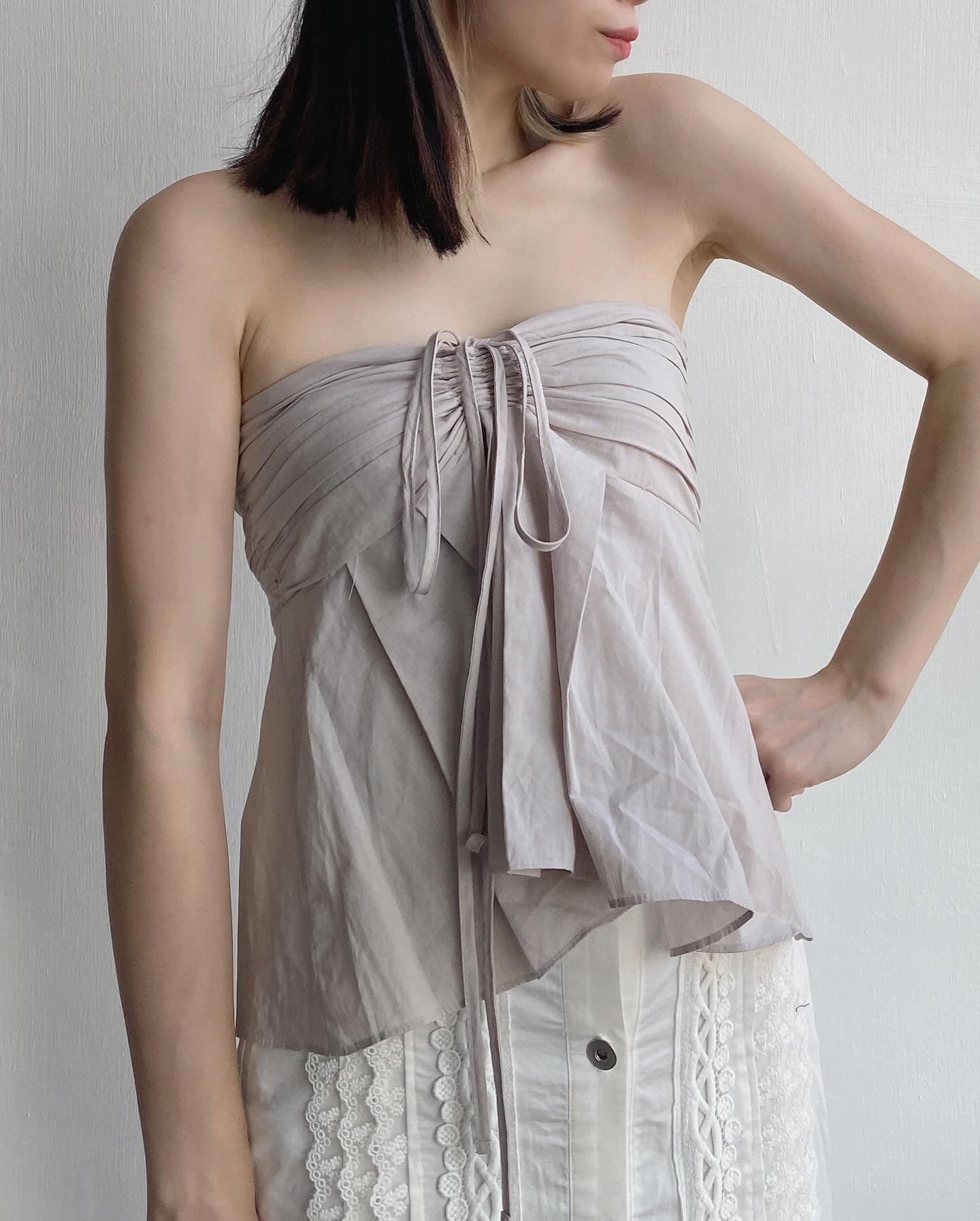 現貨 TP471 2way Tube top - Gray | Black