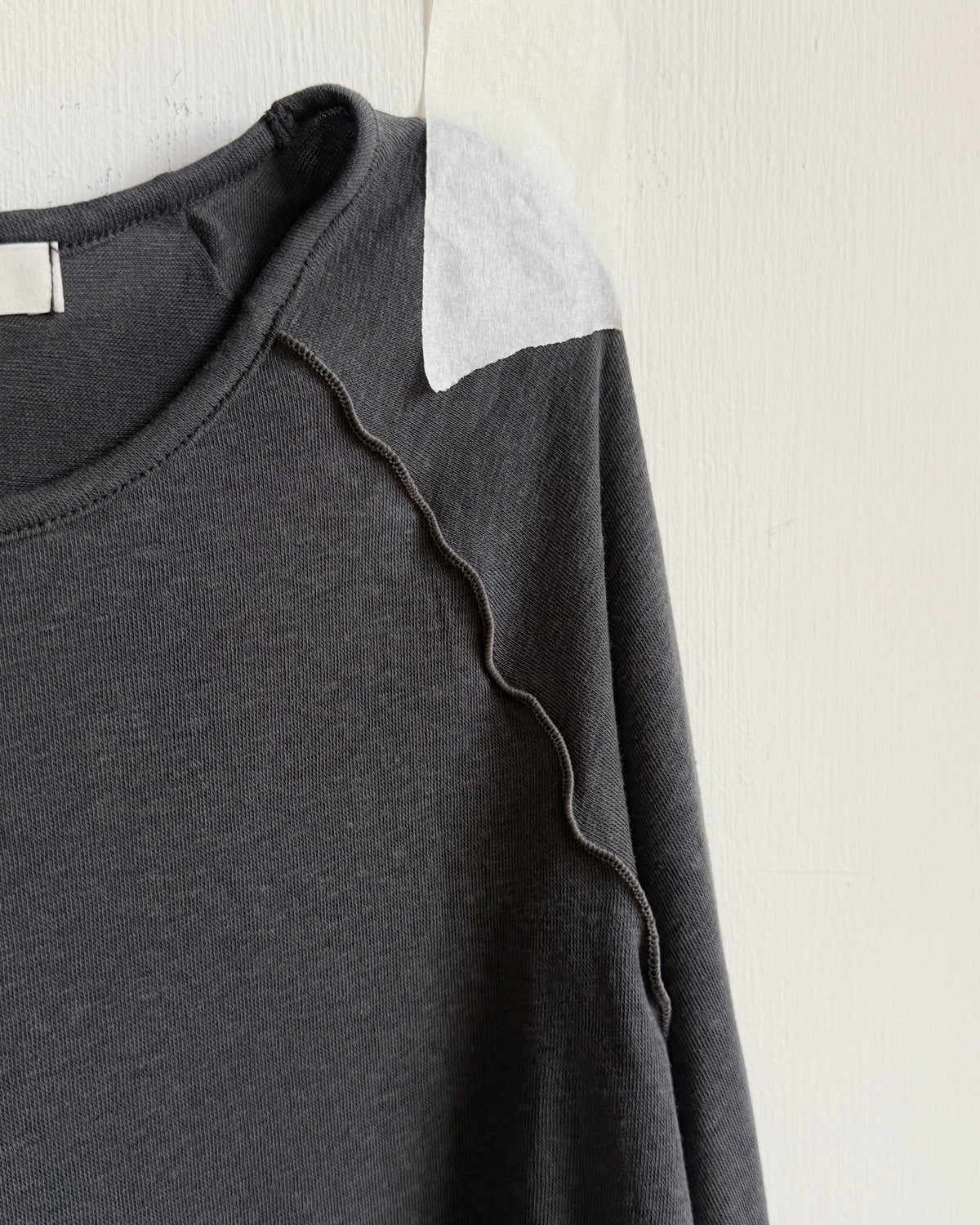 TP621 Lettuce Seam Long Sleeve - Ivory | Gray | Blue | Charcoal