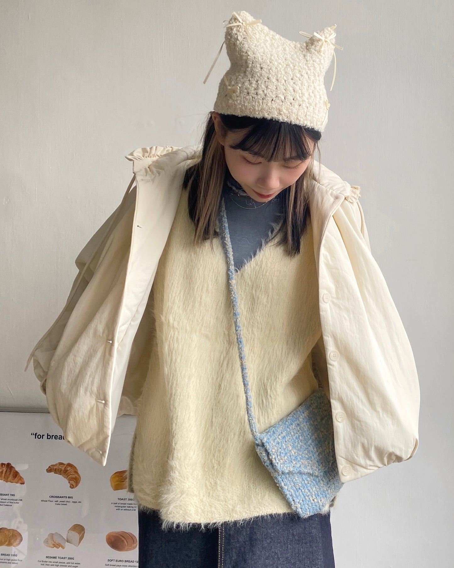 現貨 VT230 JP Shaggy Vest - Ivory | Gray | Black