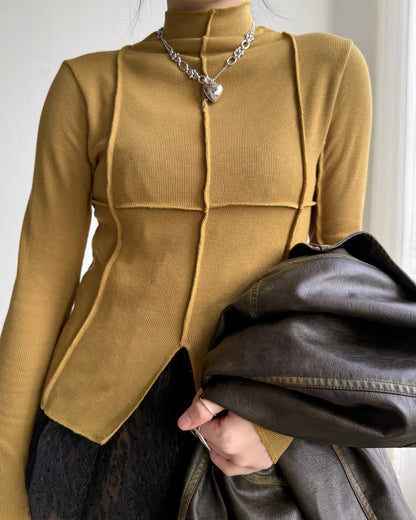 TP557 Surf Top - White | Mustard | Black