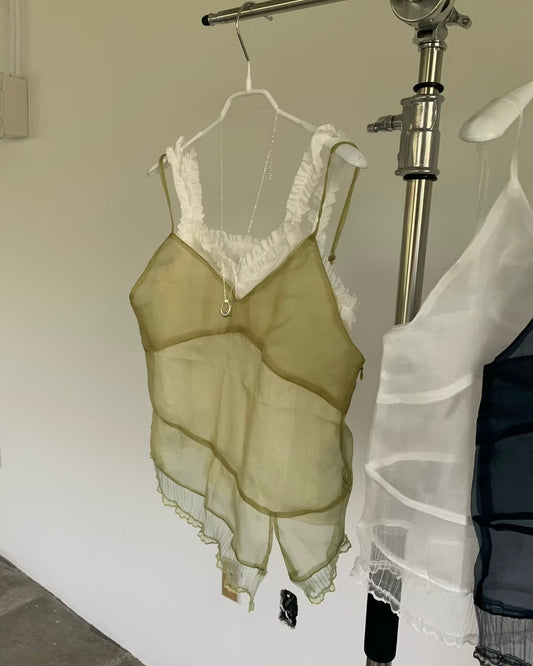 VT299 Layer Mesh Vest - Khaki | White | Navy