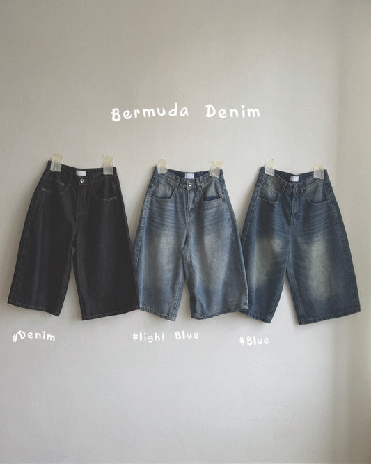 JN066 Bermuda Denim - Light Blue | Blue | Denim
